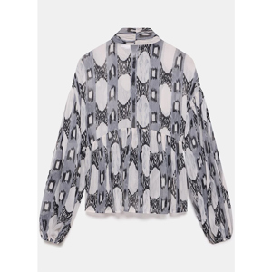 Mint Velvet Grey Abstract Print Blouse